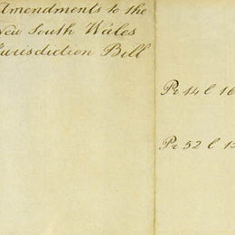 Detail of the amendments to the New South Wales Act 1823 (UK).