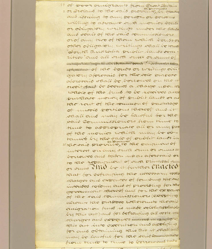 South Australia Act, or Foundation Act, of 1834 (UK), p11