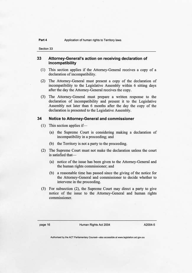 Human Rights Act 2004 (ACT), p16