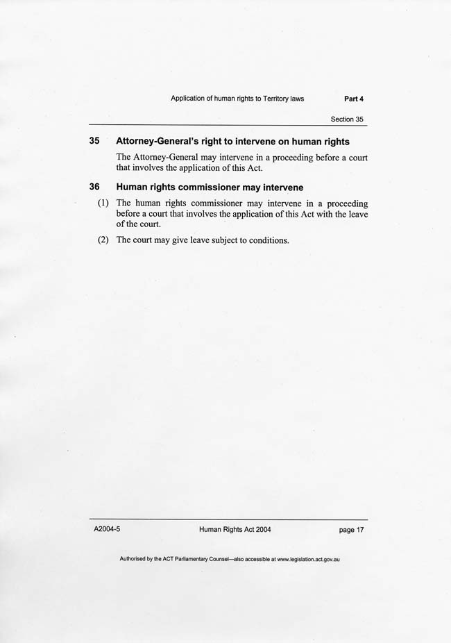 Human Rights Act 2004 (ACT), p17