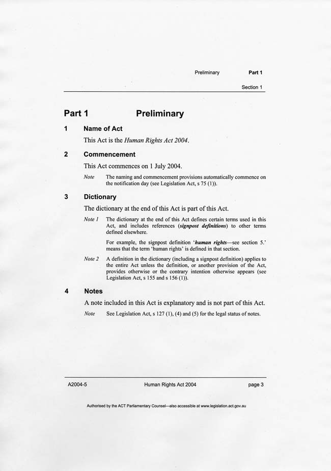 Human Rights Act 2004 (ACT), p3