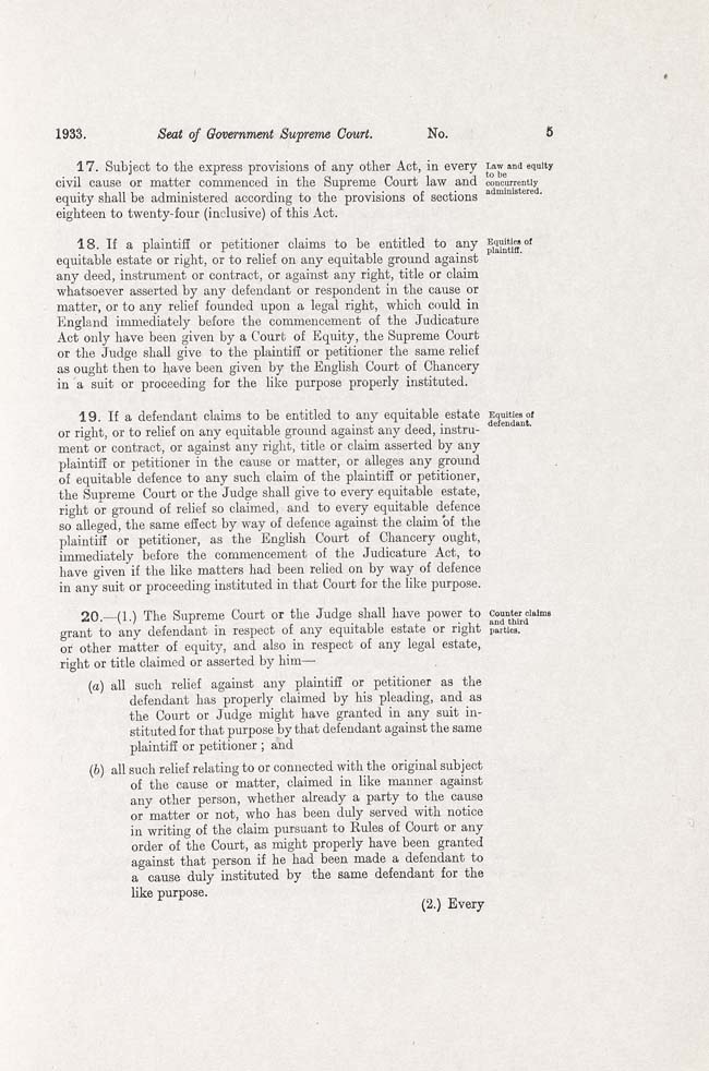 ACT Supreme Court Act 1933 (Cth), p5