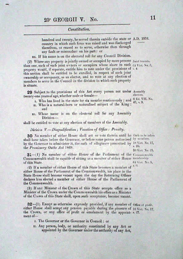Constitution Act 1934 (Tas), p11