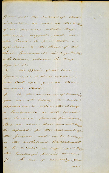 Governor La Trobe's Instructions, 11 September 1839 (NSW), p4