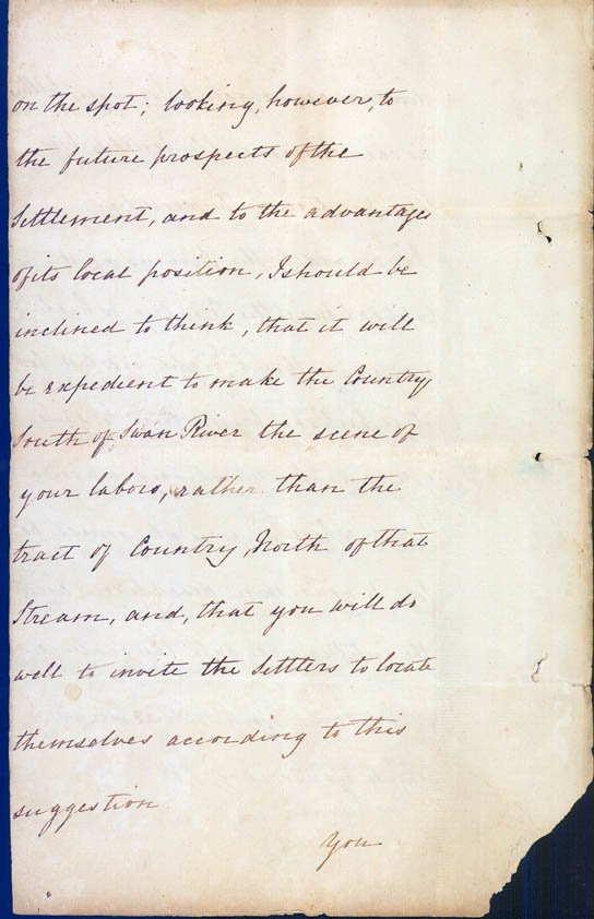 Lieutenant-Governor Stirling's Instructions 30 December 1828 (UK), p12