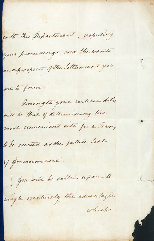 Lieutenant-Governor Stirling's Instructions 30 December 1828 (UK), p4
