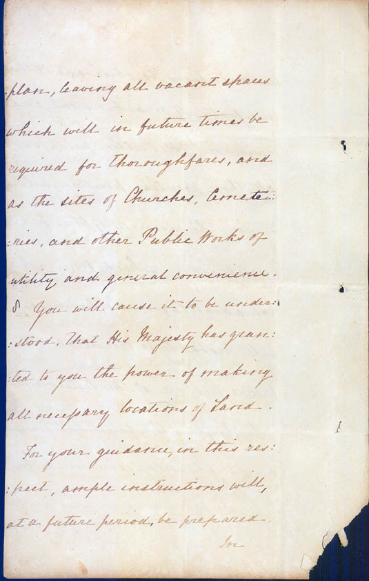 Lieutenant-Governor Stirling's Instructions 30 December 1828 (UK), p8