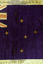 Flag with the Union Jack and Southern Cross.
