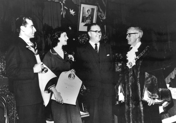 Citizenship ceremony of the 1950s
