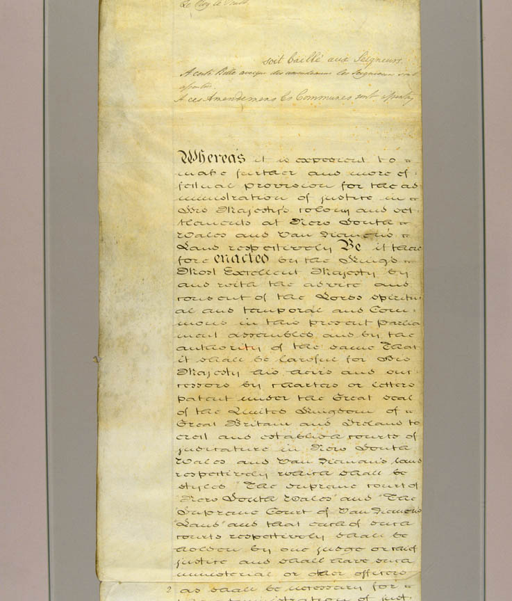 New South Wales Act 1823 (UK), p1