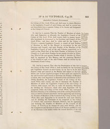 Australian Constitutions Act 1850 (UK), p663