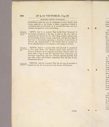 Australian Constitutions Act 1850 (UK), p680
