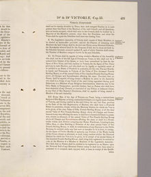 Victoria Constitution Act 1855 (UK), p431