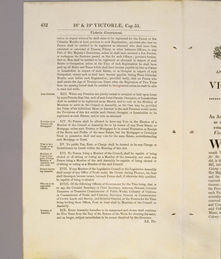 Victoria Constitution Act 1855 (UK), p432