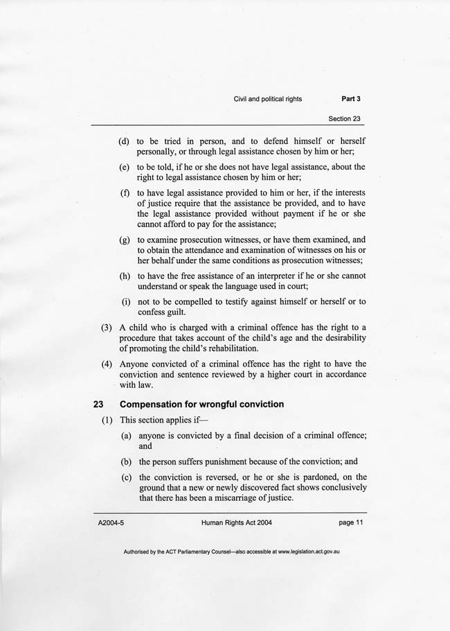 Human Rights Act 2004 (ACT), p11