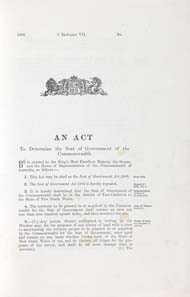 Seat of Government Act 1908 (Cth), p1