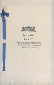Seat of Government Acceptance Act 1909 (Cth), cover