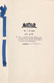 Seat of Government Acceptance Act 1922 (Cth), cover