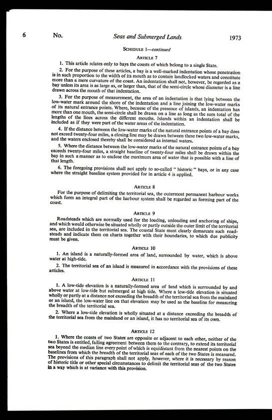Seas and Submerged Lands Act 1973 (Cth), p6