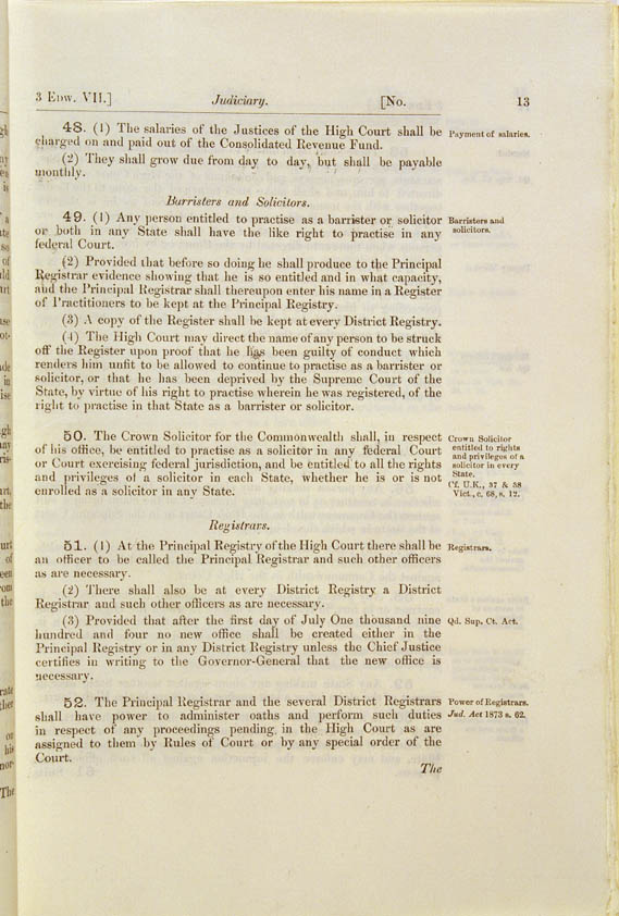 Judiciary Act 1903 (Cth), p13