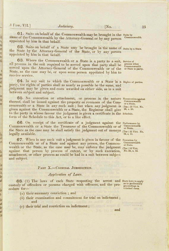 Judiciary Act 1903 (Cth), p15