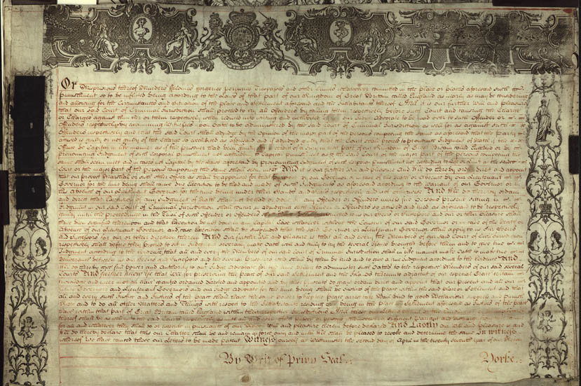 Charter of Justice 2 April 1787 (UK), p3