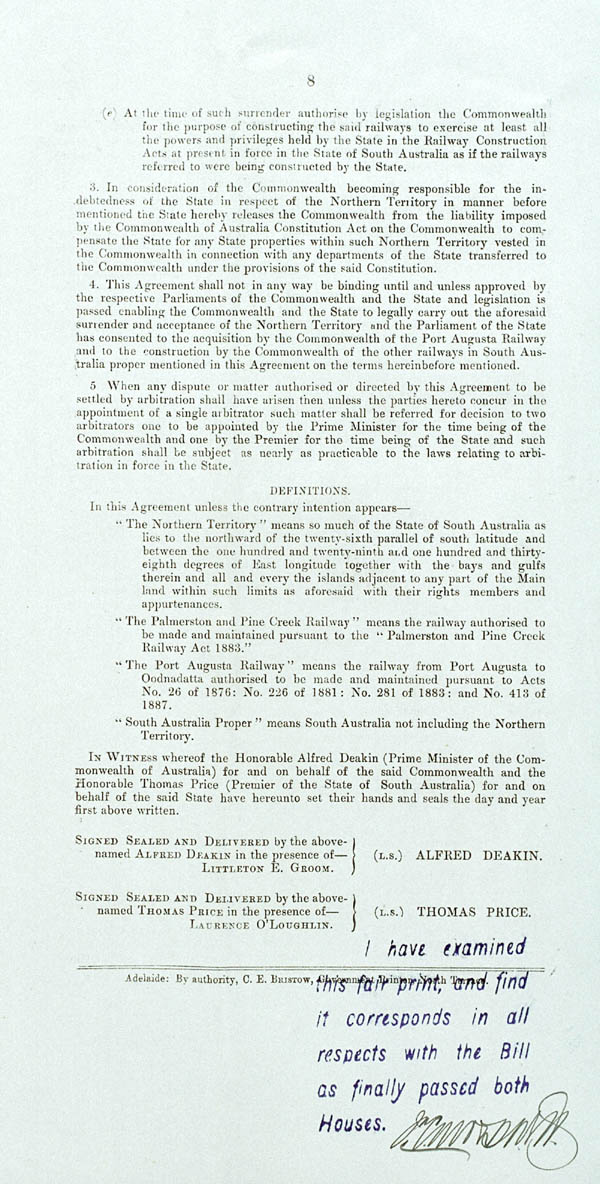 Northern Territory Surrender Act 1908 (SA), p8