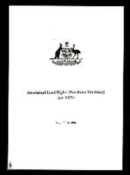 Aboriginal Land Rights (Northern Territory) Act 1976 (Cth), title
