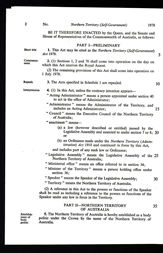 Northern Territory (Self-Government) Act 1978 (Cth), p2