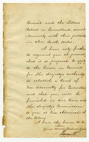 Order-in-Council establishing Representative Government in Queensland 6 June 1859 (UK), p3