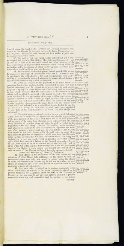 Constitution Act 1867 (Qld), p9
