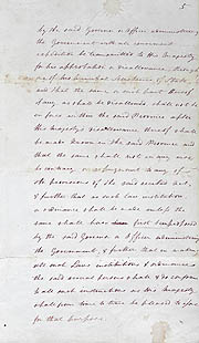 Order-in-Council Establishing Government 23 February 1836 (UK), p5