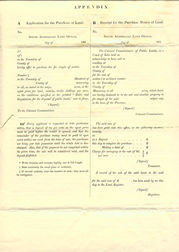 South Australian Commission Land Sale Regulations 1835 (issued by the Commissioners in the UK), p3