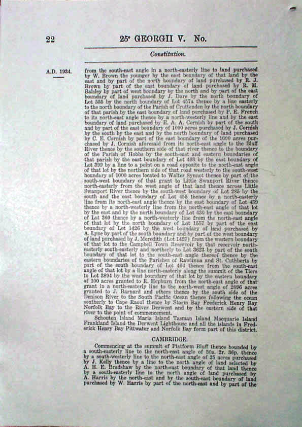 Constitution Act 1934 (Tas), p22