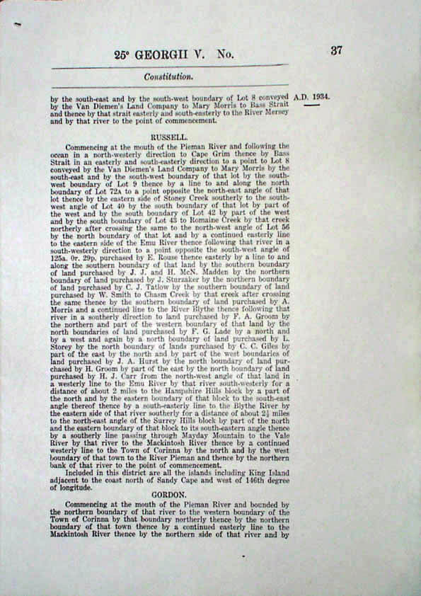 Constitution Act 1934 (Tas), p37
