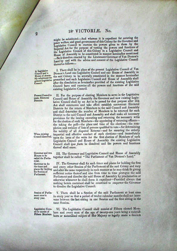 Constitution Act 1855 (Tas), p2