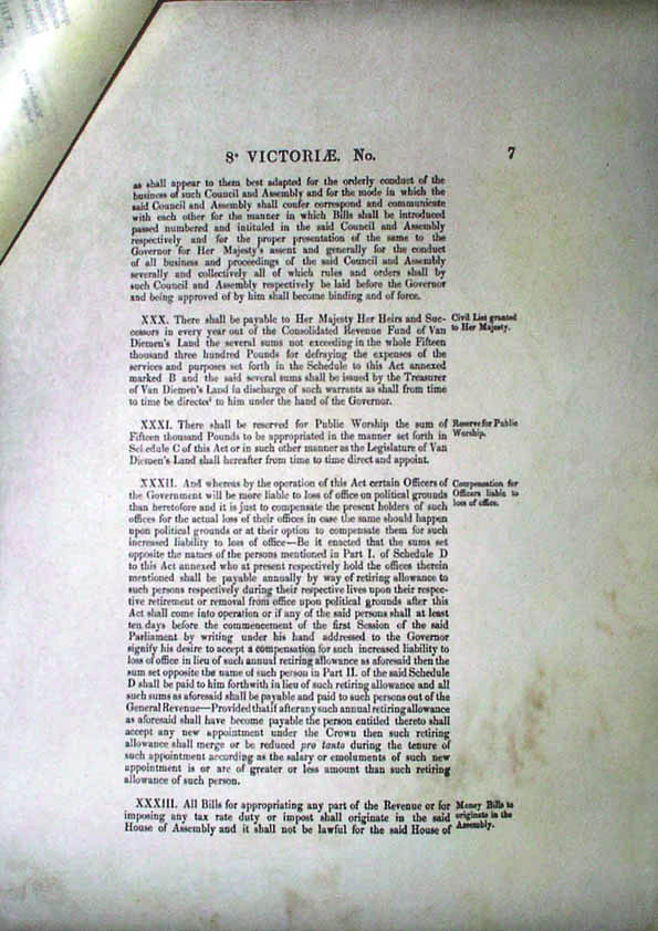 Constitution Act 1855 (Tas), p7