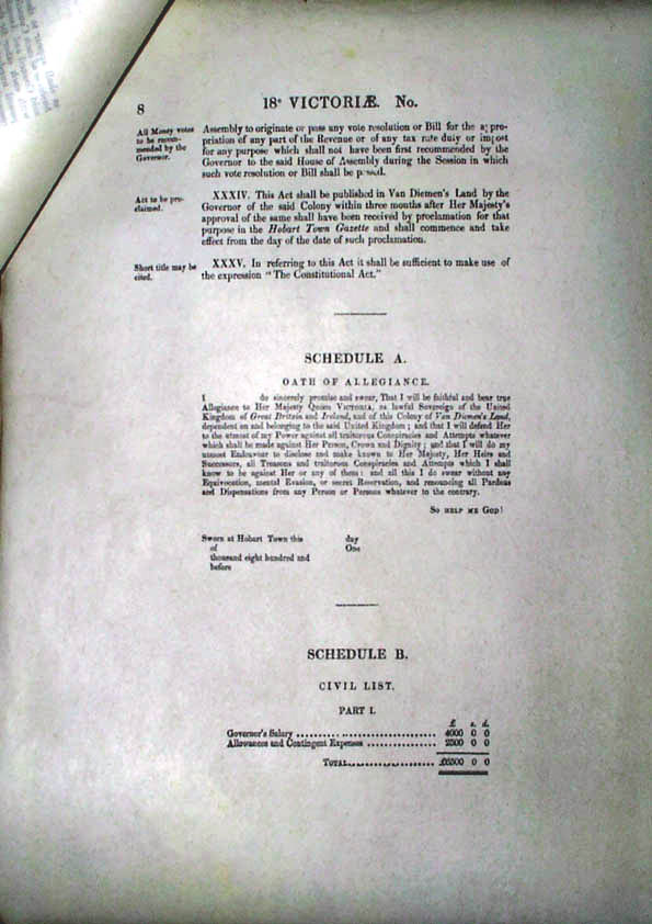Constitution Act 1855 (Tas), p8