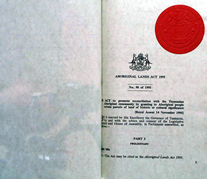 Aboriginal Lands Act 1995 (Tas), p1