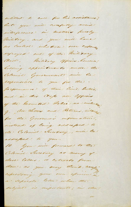 Governor La Trobe's Instructions, 11 September 1839 (NSW), p6
