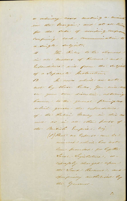 Governor La Trobe's Instructions, 11 September 1839 (NSW), p7