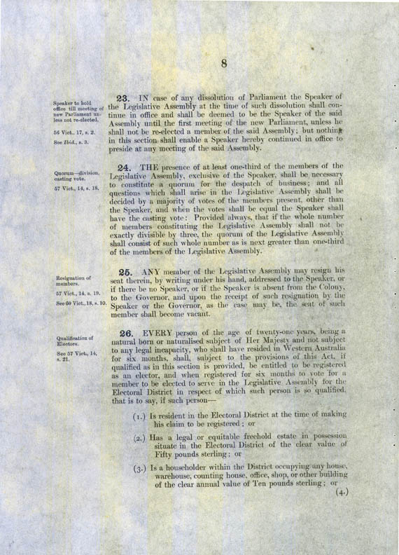 Constitution Acts Amendment Act 1899 (WA), p8