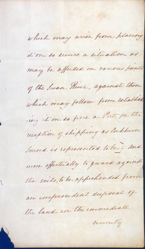 Lieutenant-Governor Stirling's Instructions 30 December 1828 (UK), p5