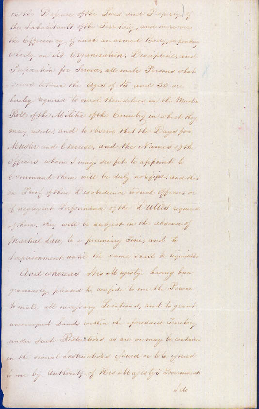 Lieutenant-Governor Stirling's Proclamation of the Colony 18 June 1829 (UK), p4