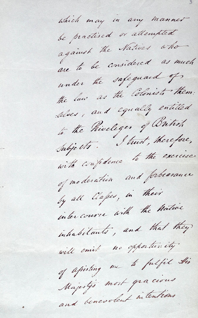 Proclamation, issued by Governor Hindmarsh