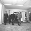 Prime Minister Malcolm Fraser, Governor-General Sir John Kerr and Deputy Prime Minister Doug Anthony