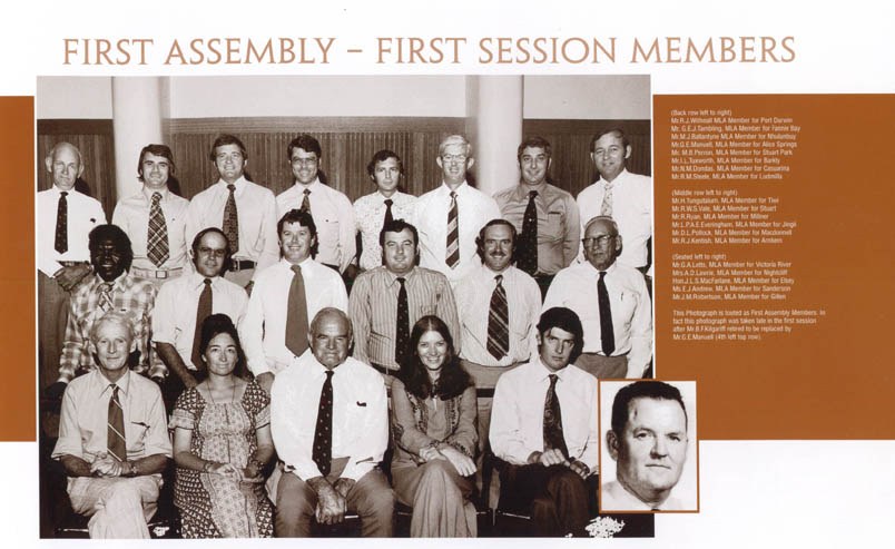 Souvenir of the 25th anniversary of the Legislative Assembly of the Northern Territory
