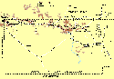 The boundaries of South Australia, Western Australia and the Northern Territory